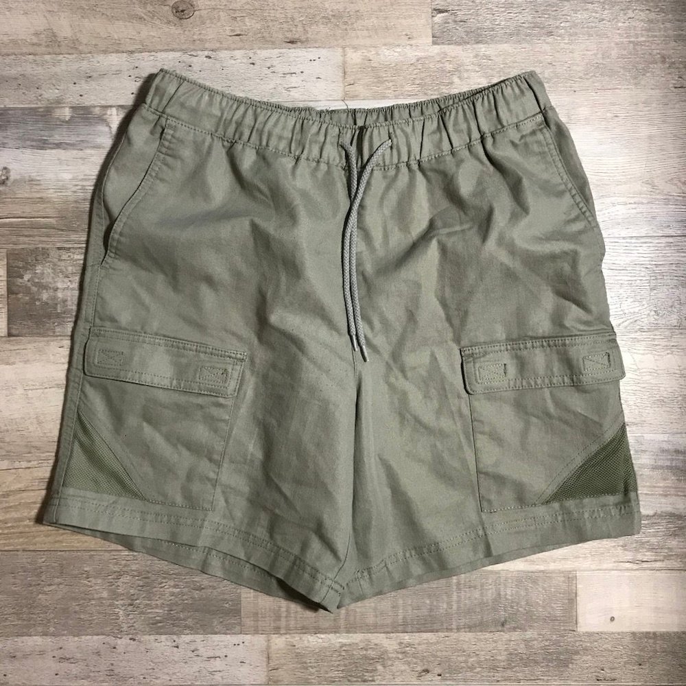 Magellan Light Olive Green Drawstring Shorts - image 1